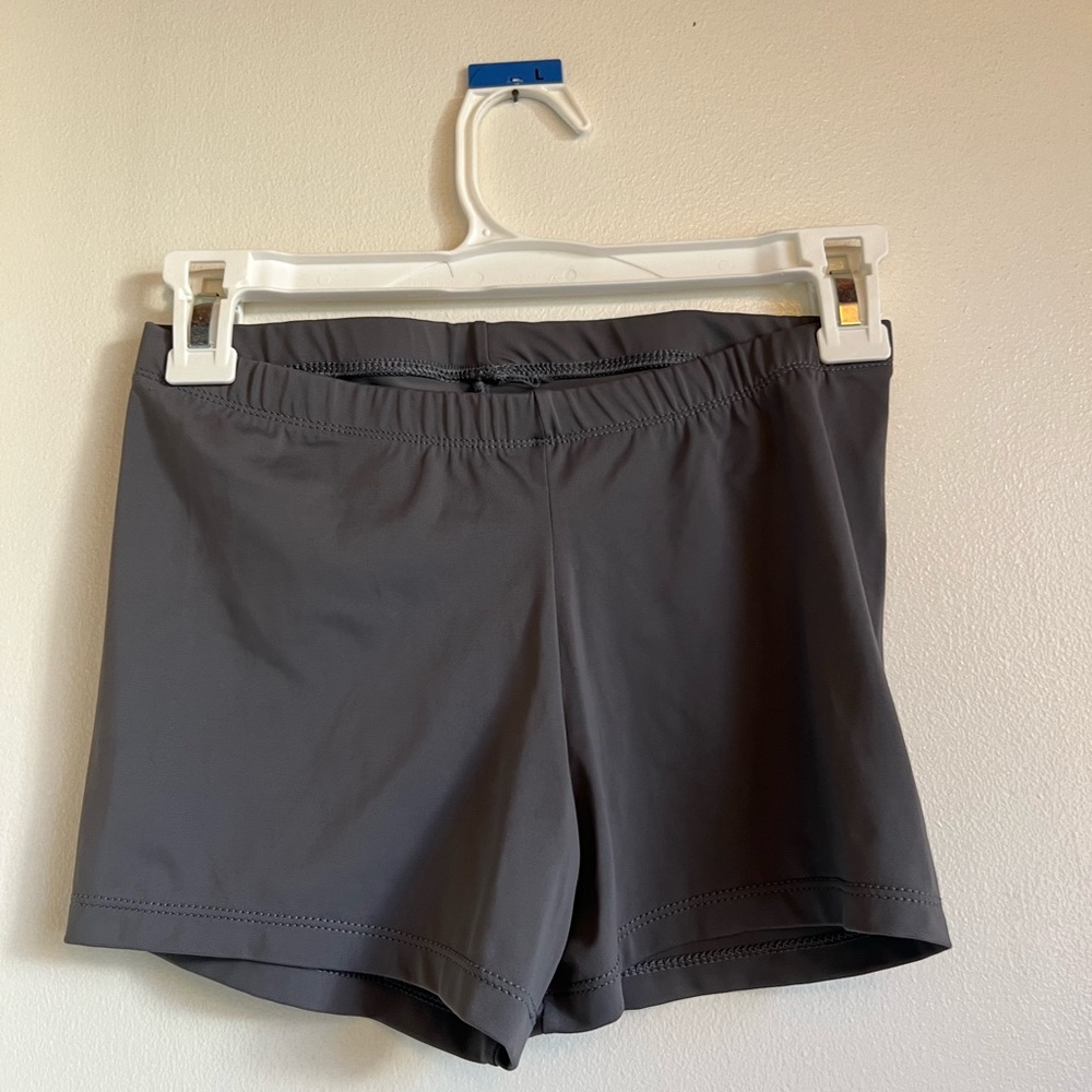 Balera, SA, grey, booty shorts, Never Worn, elastic waist, Dance Shorts, Spandex